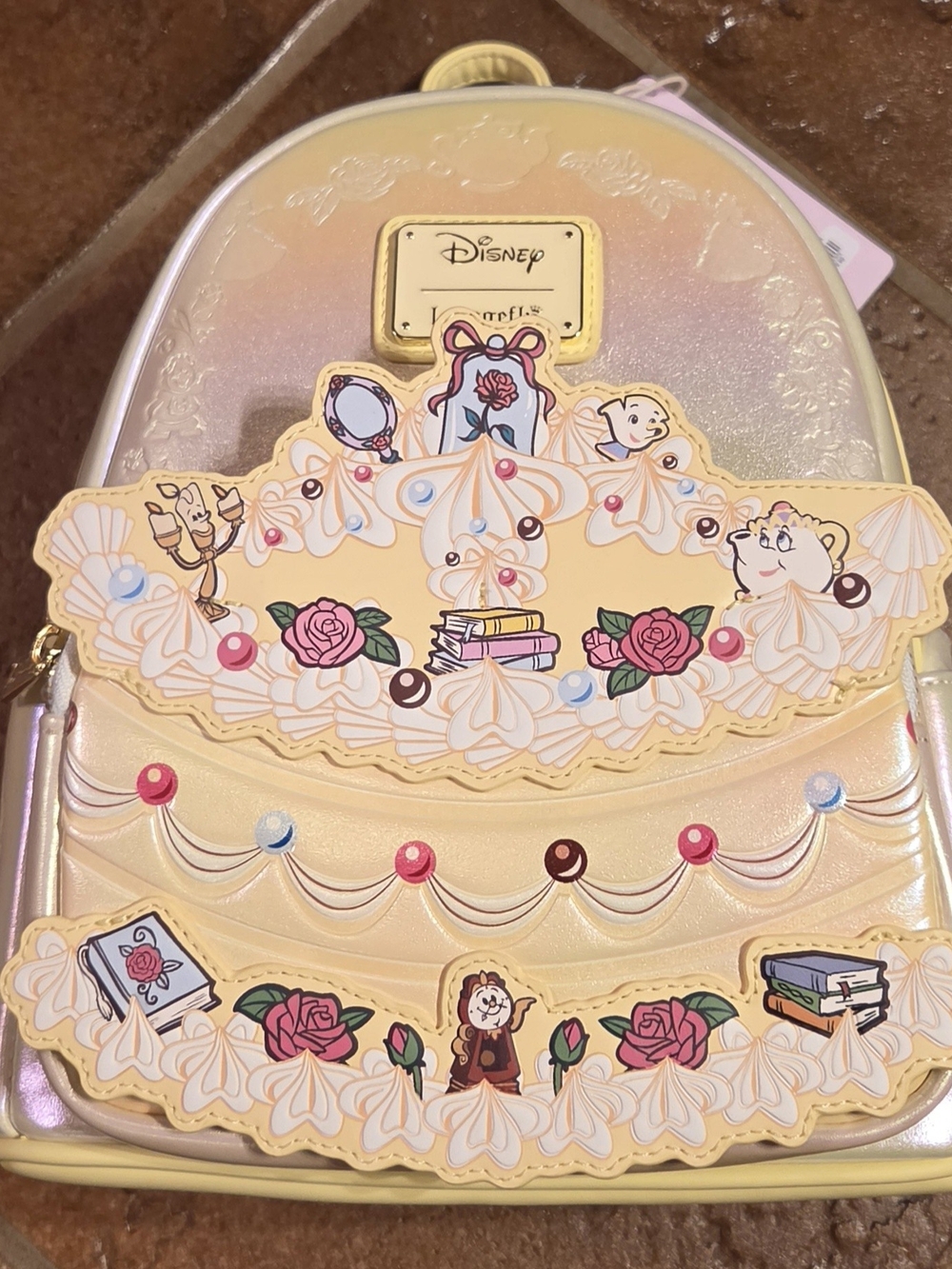 Loungefly Disney Beauty and the Beast Belle Cake Mini Backpack